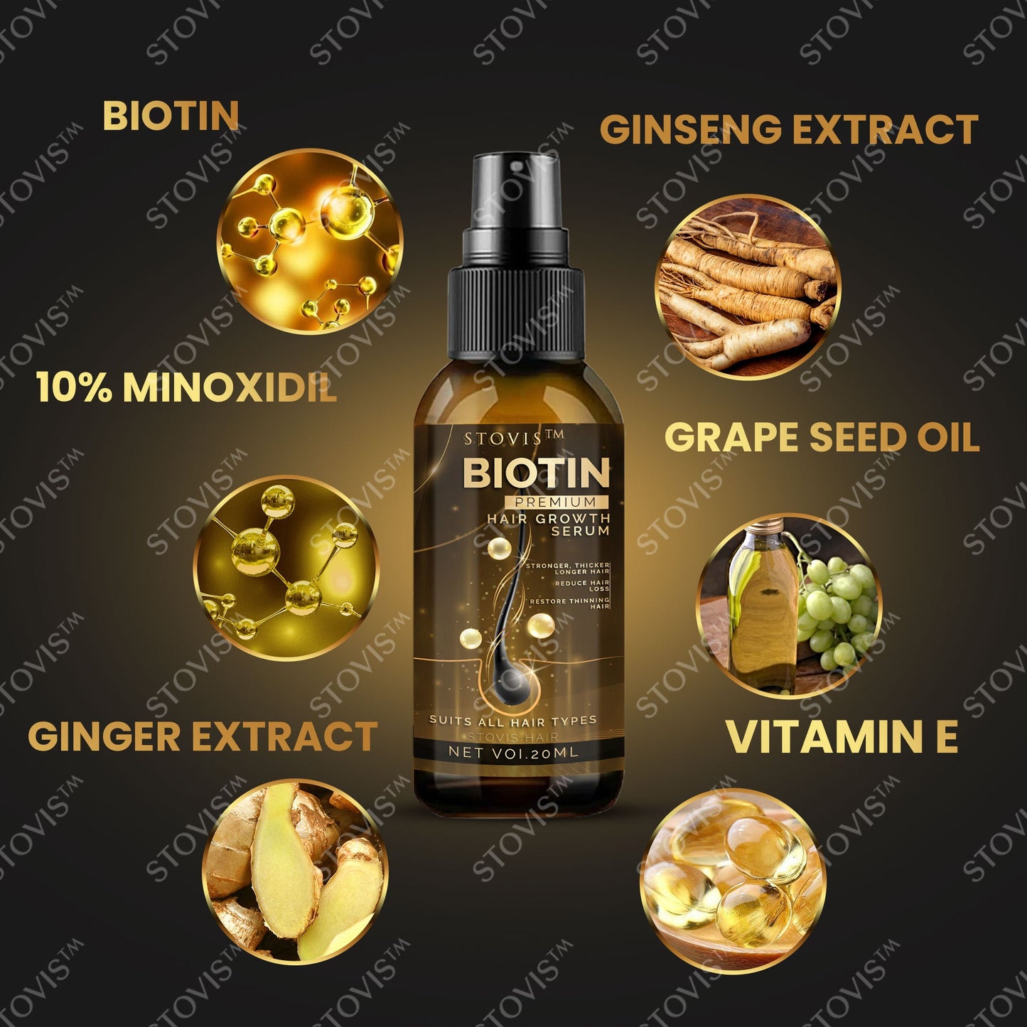 Stovis™ Biotin Hair Booster 🔥