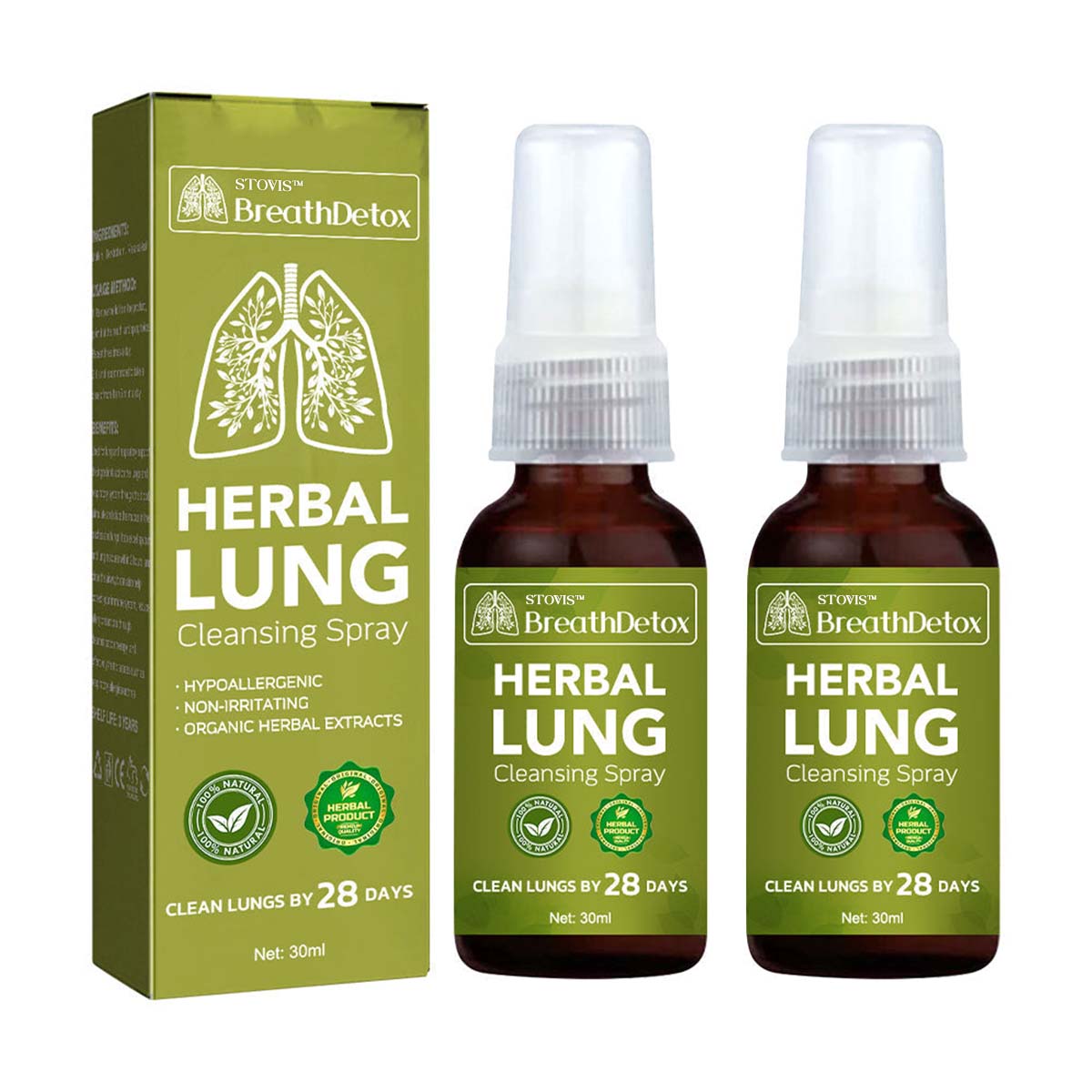 BreathDetox Herbal Lung Cleansing Spray