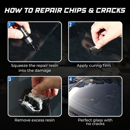 Car Windshield Crack Repair Kit
