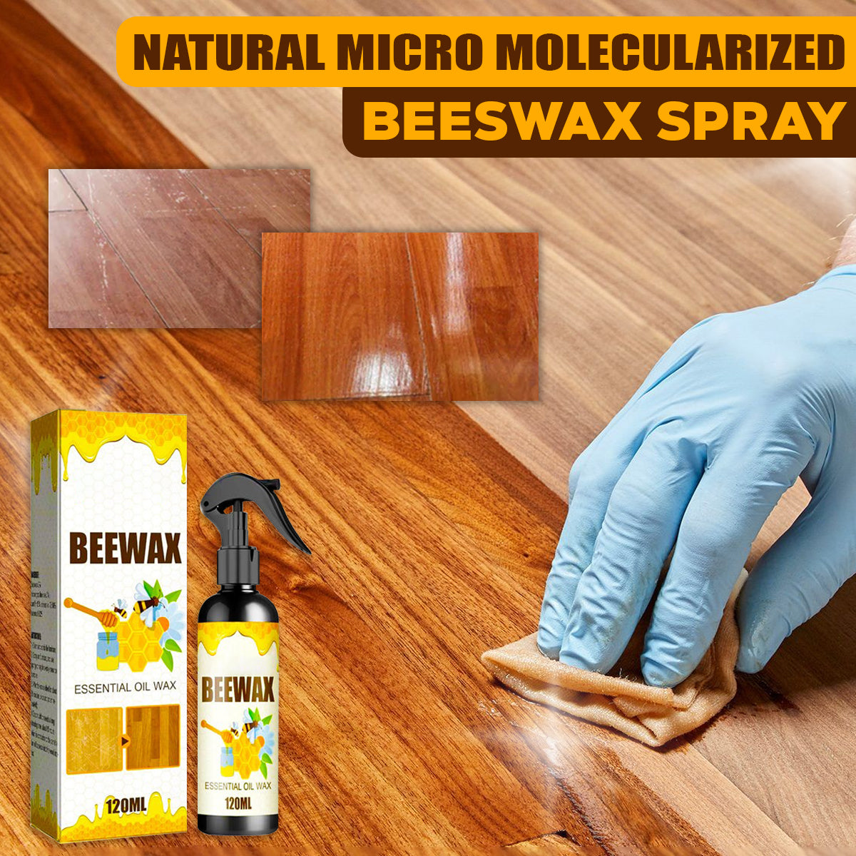 Natural Micro-Molecularized Beeswax Spray