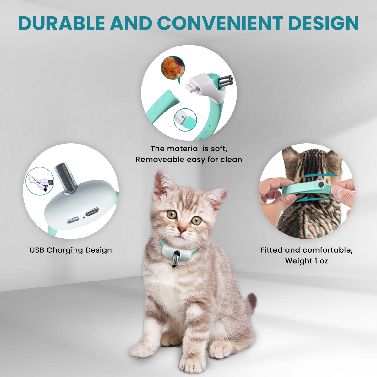 Fridysee Smart Laser Cat Toy Collar