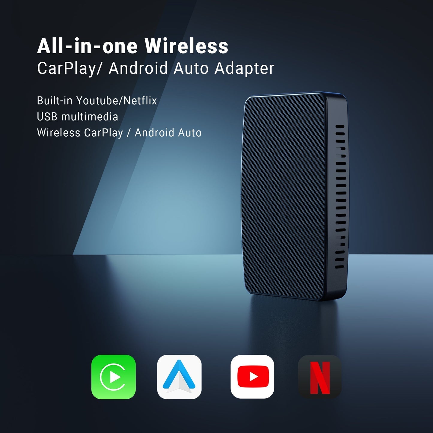Fridysee™ Play2Video Wireless CarPlay