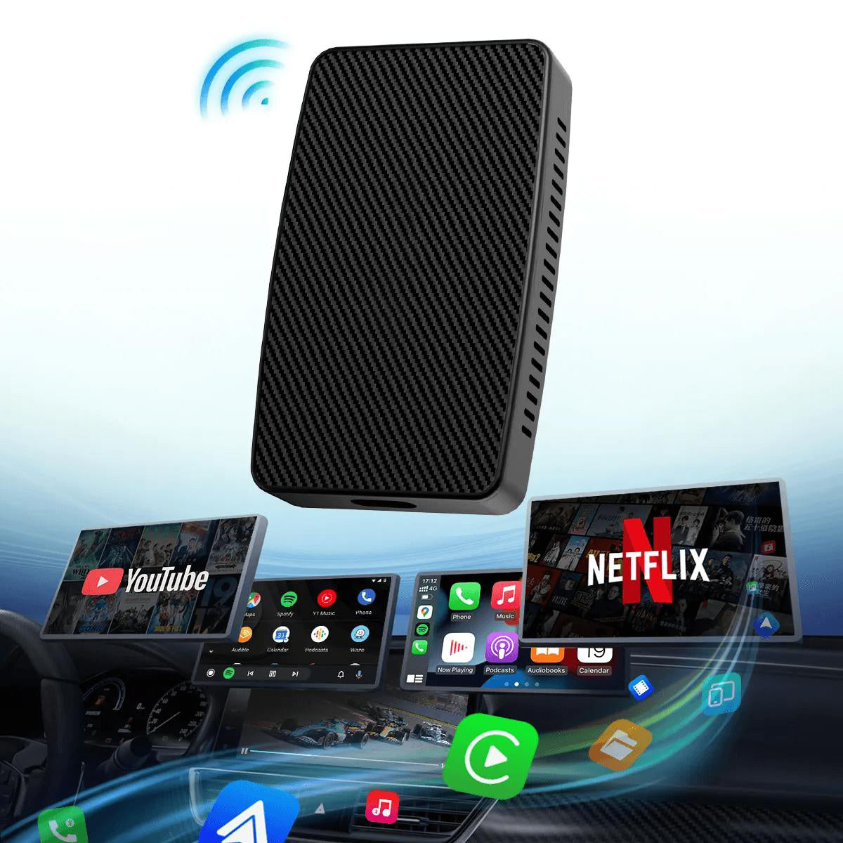 Fridysee™ Play2Video Wireless CarPlay